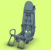 LF Model 1/72 Heinkel He 280 Ejection Seat (for RS Models) Plastic Model Parts LFM3D7231 (Airplane)
