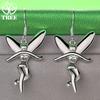 Beautiful 925 Sterling Silver Fairy Drop Earrings For Women Birthday Anniversary Party Creative Design Jewelry Charm Accessories