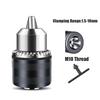Drill Chuck for Impact Angle Grinder Electric Drill Conversion Drill Chuck Drivers, Head, 1.5-10mm