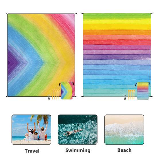 Beach Beach Blanket Sandproof Waterproof Mat Quick Drying Extralarge Outdoor Picnic Mat Beach Accessories