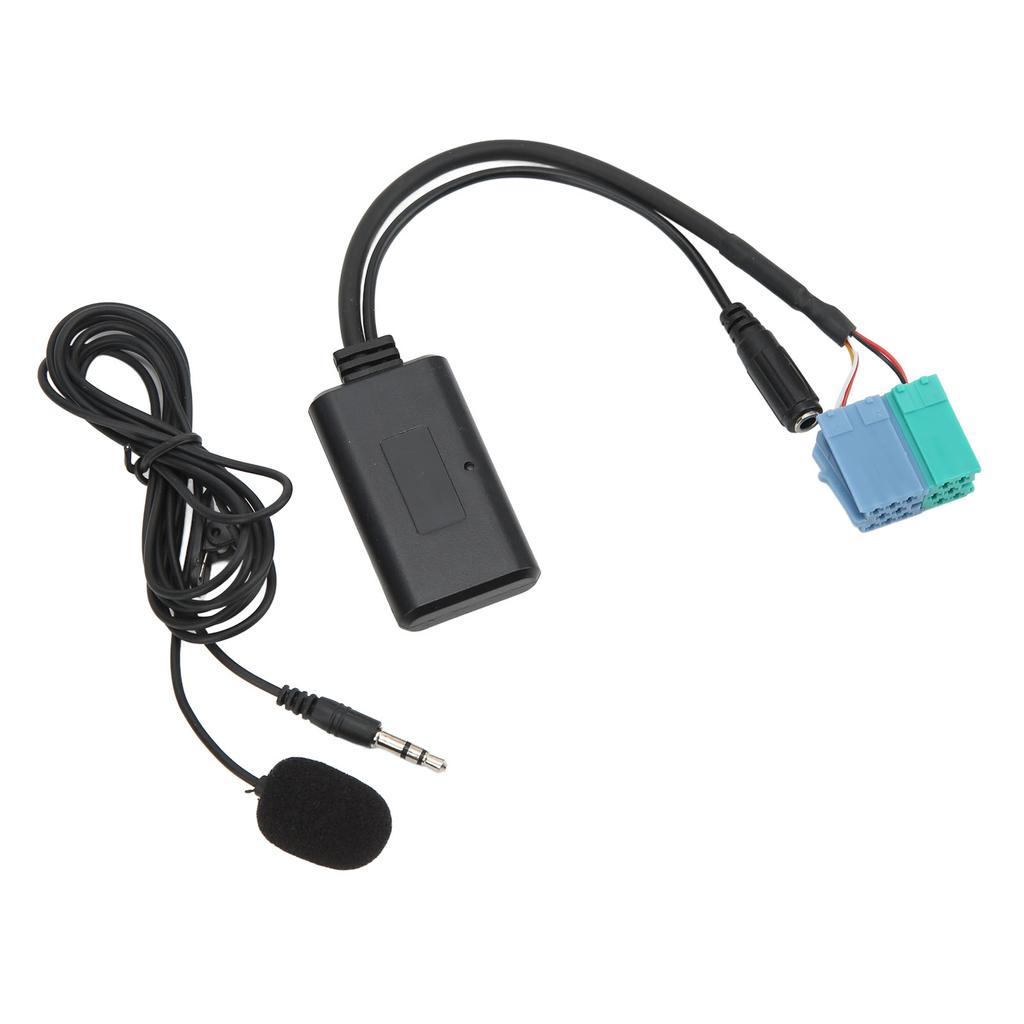 Автомобильный беспроводной аудиоадаптер AUX-входа, провод Bluetooth 5.0 с заменой микрофона для Becker