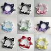 1PC Anime Badge Holder Goods Decoration Bag Accessories ACG Bow Tie Meow Badge Holder Handmade For 58-75mm