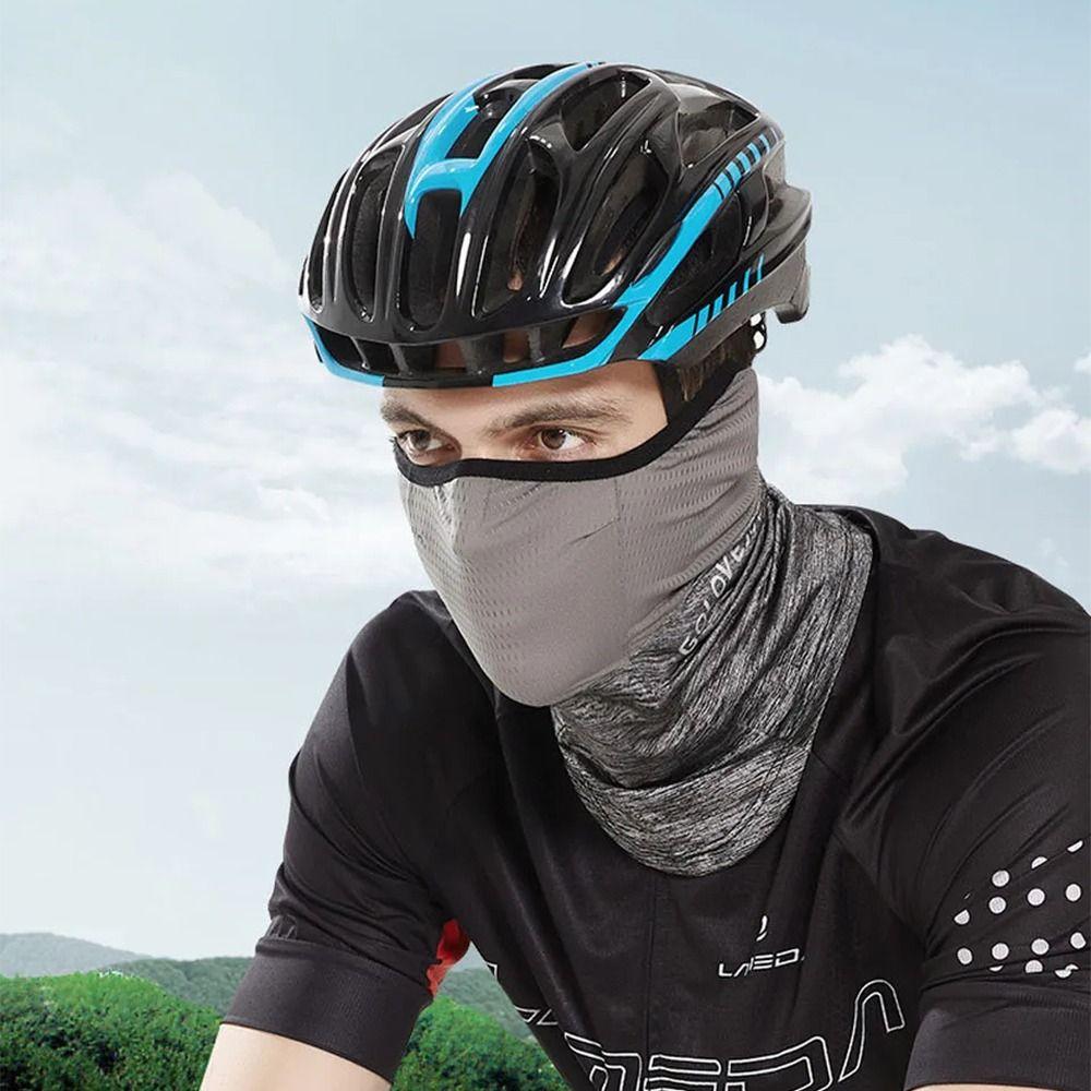 Breathable Sun Protection Mask Lightweight Cycling Mask Cap Mask Ice Silk Scarf Running