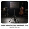Iron Music Stand with Three-Panel Rest Folding for Classrooms