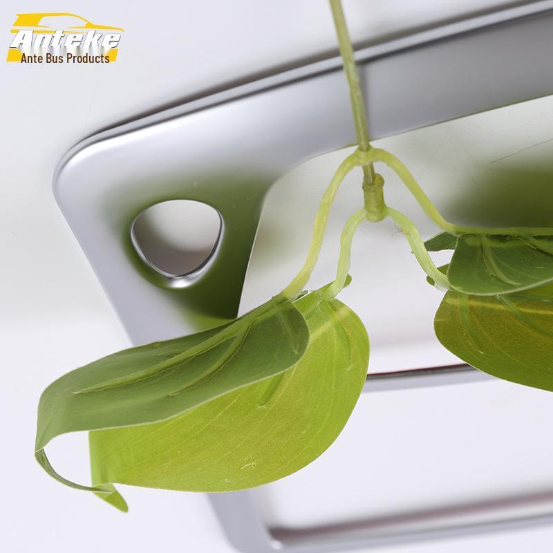 Compatible with 14 Qijun Models: Electroplated Reading Light Cover - Car Decorative Frame Sticker.