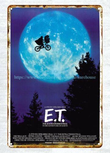ET the Terrestrial movie poster metal tin sign home interior designAluminum