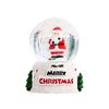 Christmas Snow Globe with Colorful Lighting Lovely Shape Desktop Decor Santa Claus Snowman Glass Ball Ornament Children Gift