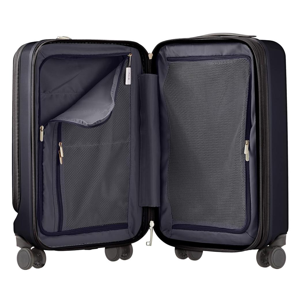 Ace Suitcase Carry Case Carry Bag S Size 1 Night 2 Days 2 Nights 3 Days Front Pocket PC Storage Caster Stopper Capacity Expansion Function Twin Wheel