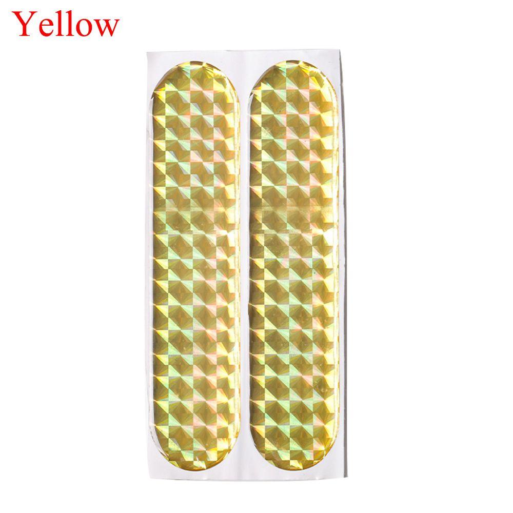 2Pcs Sign Decal Night Lamp Door Sticker Car Reflective Strips Warning Tape Safety Mark