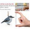 2D Flat Arcylic Sea Glass Bird Advent Calendar 2025, 24 Day Coastal Christmas Countdown with Handcrafted Sea Glass Ornaments, for Beach Nature Lovers