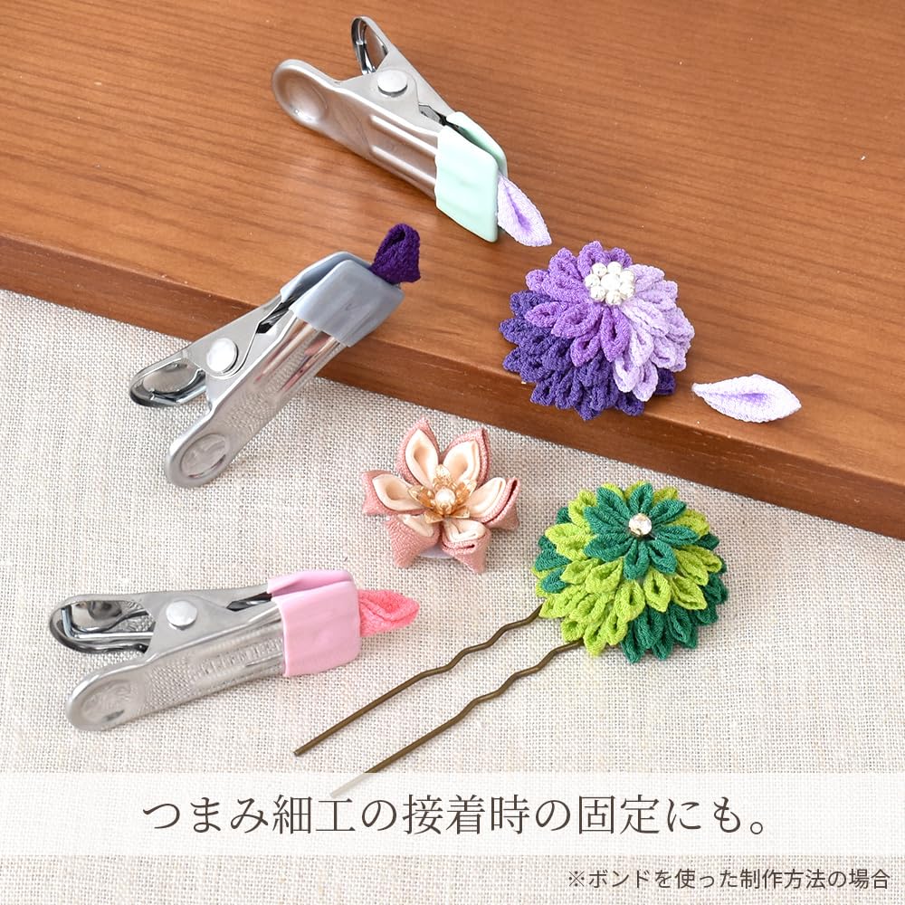 MYmama Strong Power Clips with Non-Slip Rubber Covers for Crafting (6 pcs)