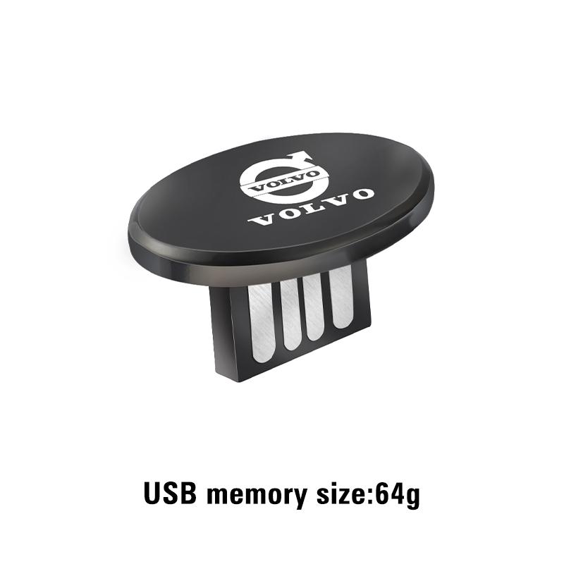 USB-накопитель большой емкости в виде значка автомобиля Автоаксессуары Для Volvo Xc60 Xc90 V40 V60 S60 V50 V90 S80 C40 XC40 V70 XC70 C30 C70 Rdesign
