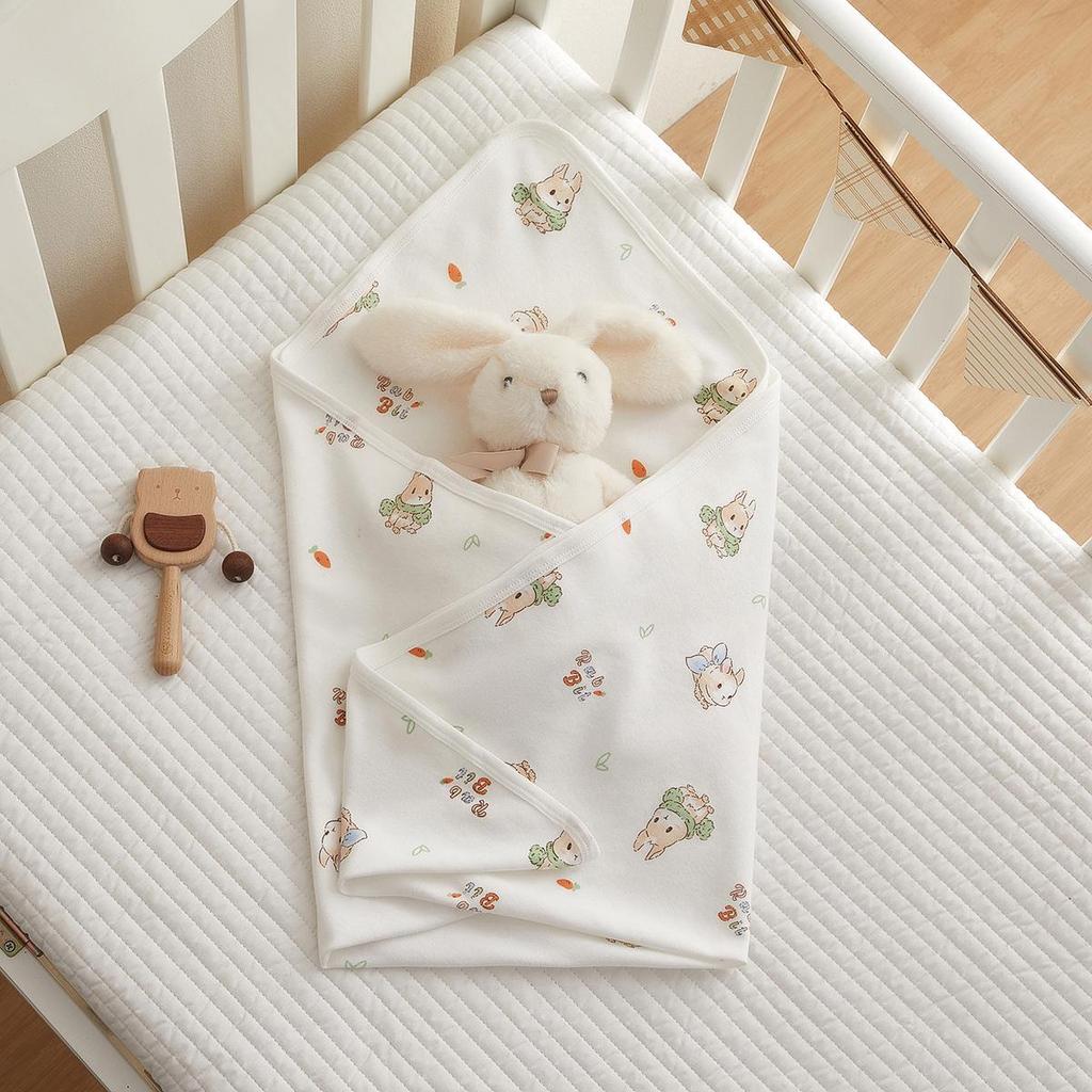 Детское одеяло класса А из чистого хлопка для новорожденных на осень и зиму