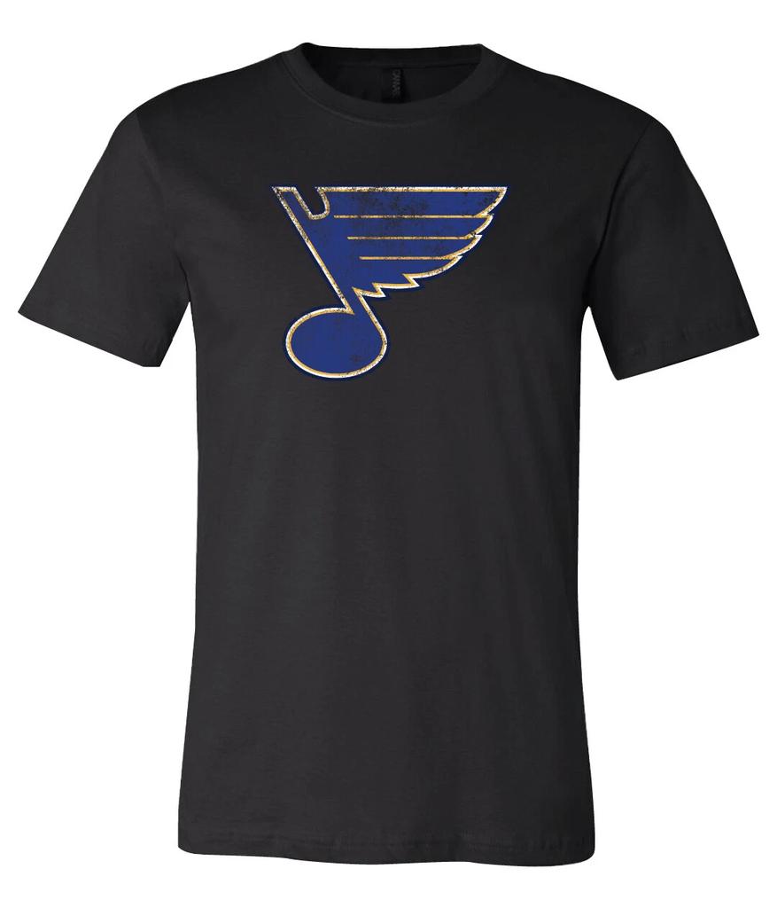 Футболка с потертым логотипом St Louis Blues S-6XL Отслеживание!!