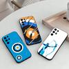 A-Лучный спорт S-Спорт Чехол для телефона для Samsung S25,24,23,22,30,21,10,9,Ultra,Plus,Lite,FE,4,5 G Мягкий черный чехол