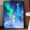 Disney 5D Diamond Painting Set Frozen Elsa Aurora Diamond Painting Art Craft Home Decor Wall Sticker