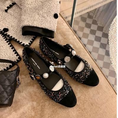 Модная женская обувь на плоской подошве на весну и осень 2025 года Туфли Мэри Джейн Женская свадебная обувь Лоферы Женская Женская обувь Женская