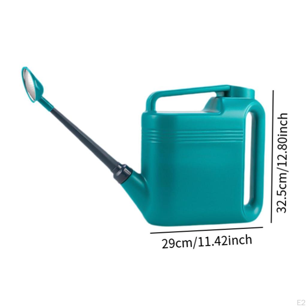 Лейка с длинным горлом, 8 л, квадратный садовый инструмент, садовый горшок, большая емкость для использования на открытом воздухе
