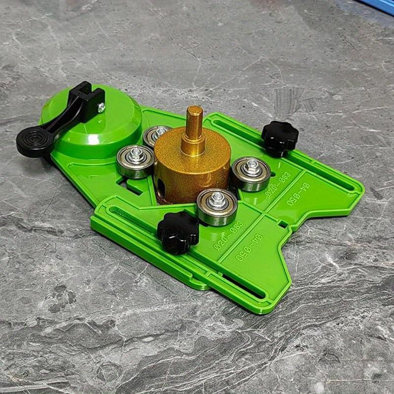 Регулируемый резак для плитки, центрирующий держатель локатора, приспособление для керамики, плитки, стекла(Двойная ручка) Кольцевая пила для плитки