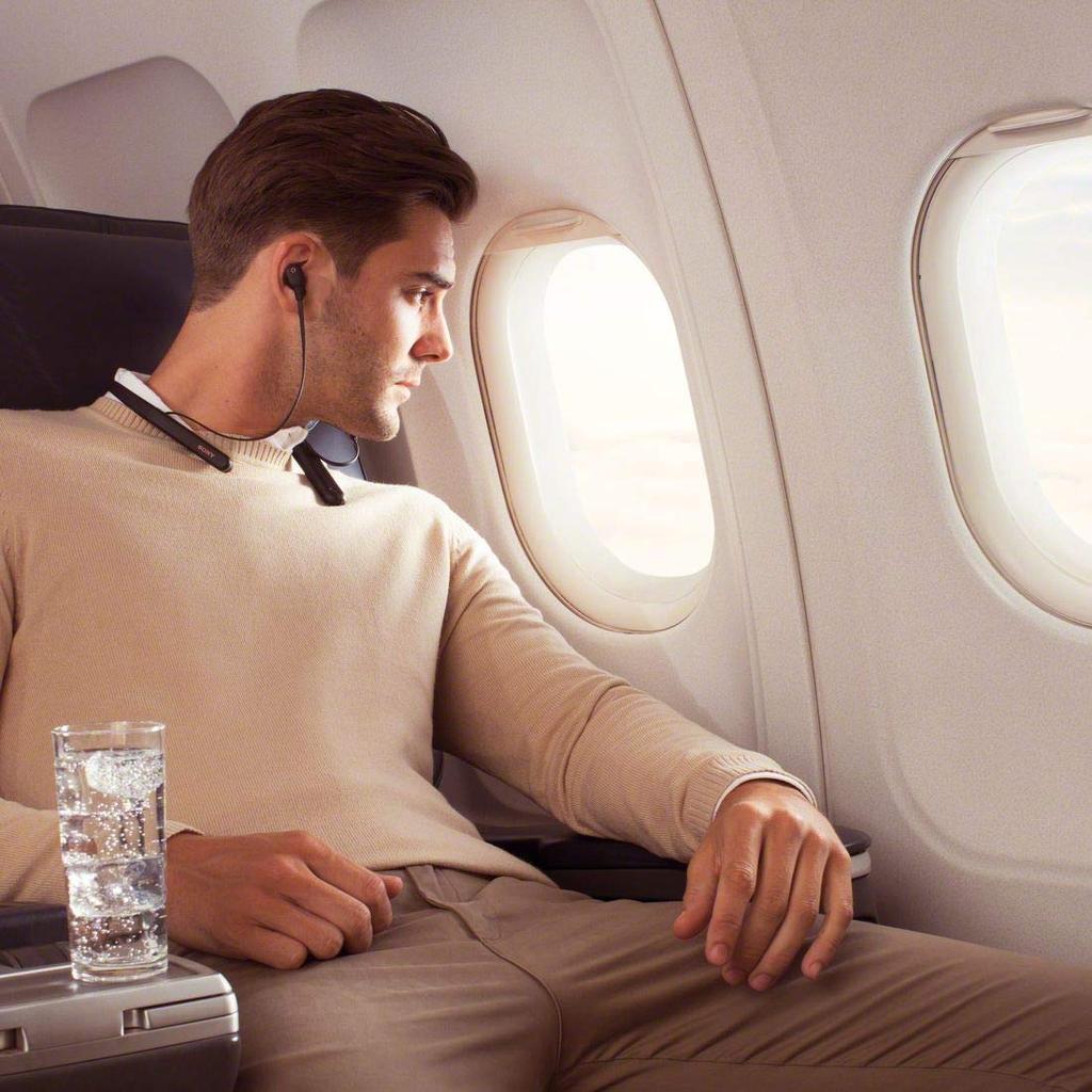 Sony Wireless Noise Canceling Earphones High Resolution Compatible Amazon Alexa Installed Bluetooth Up To 10 Hours of Continuous Playback DSEE