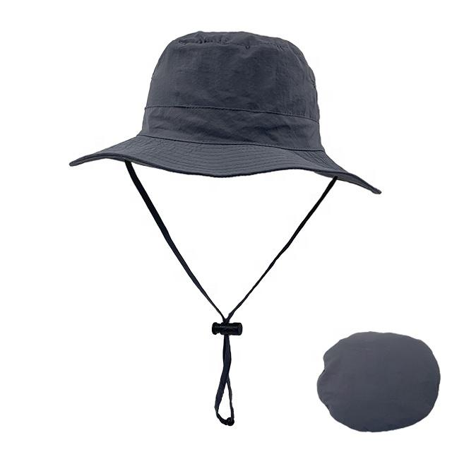 High Quality Outdoor Sun Protection Breathable Plain Hiking Hats Hunting Travel Cap Fishing Cap With String