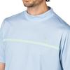 FootJoy Blue Jay Men's Short Sleeve Mock Neck Golf Shirt, Size M, FJ-S25-S10, 34516-M