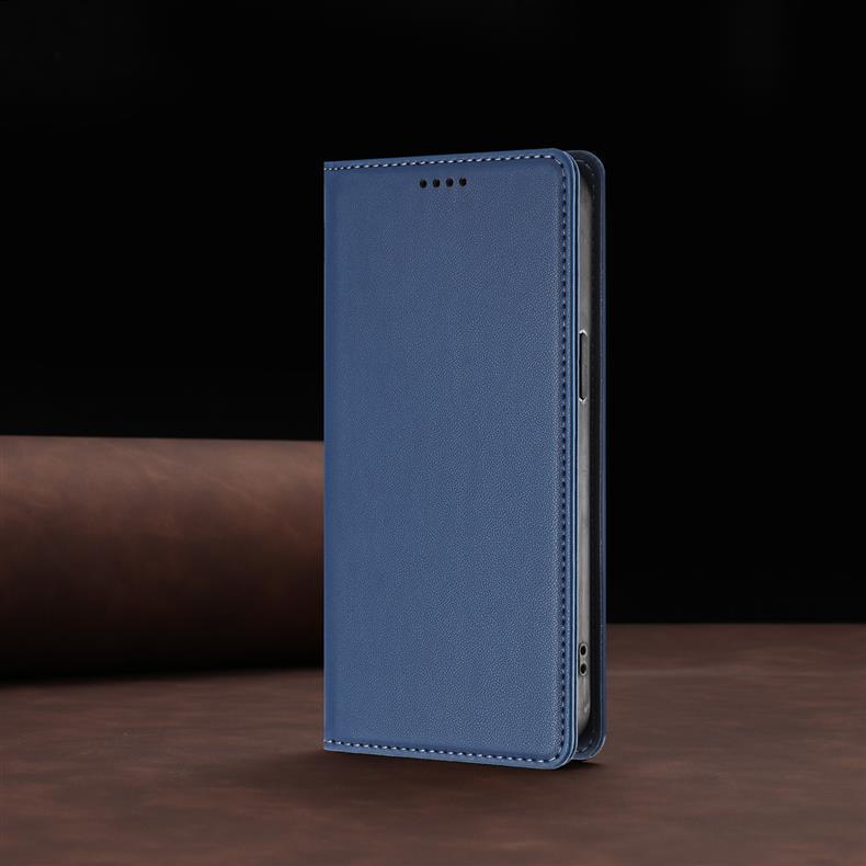 Подходит для чехла телефона Samsung S26 Edge с кожаной текстурой, сильным магнитным притяжением, откидной крышкой, защитного чехла S25 FE с двумя слотами для SIM-карт