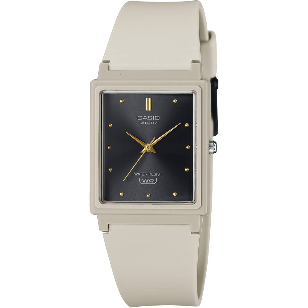 CASIO Analog Matte Urethane Rectangular Overseas Model MQ-38UC-8A Watch