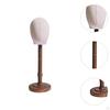 Mannequin Head Manikin Model Fabric Block Hat Holder Display for Headphones
