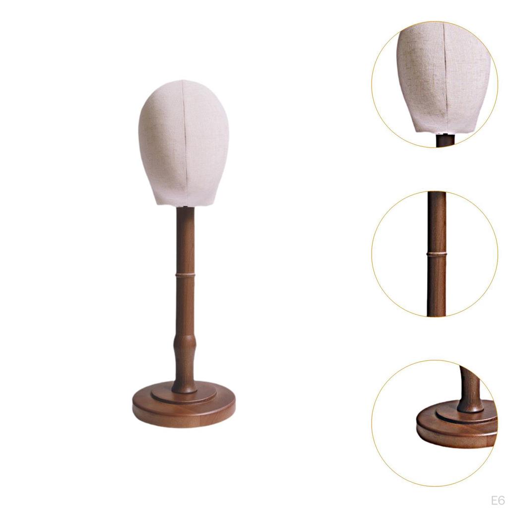 Mannequin Head Manikin Model Fabric Block Hat Holder Display for Headphones