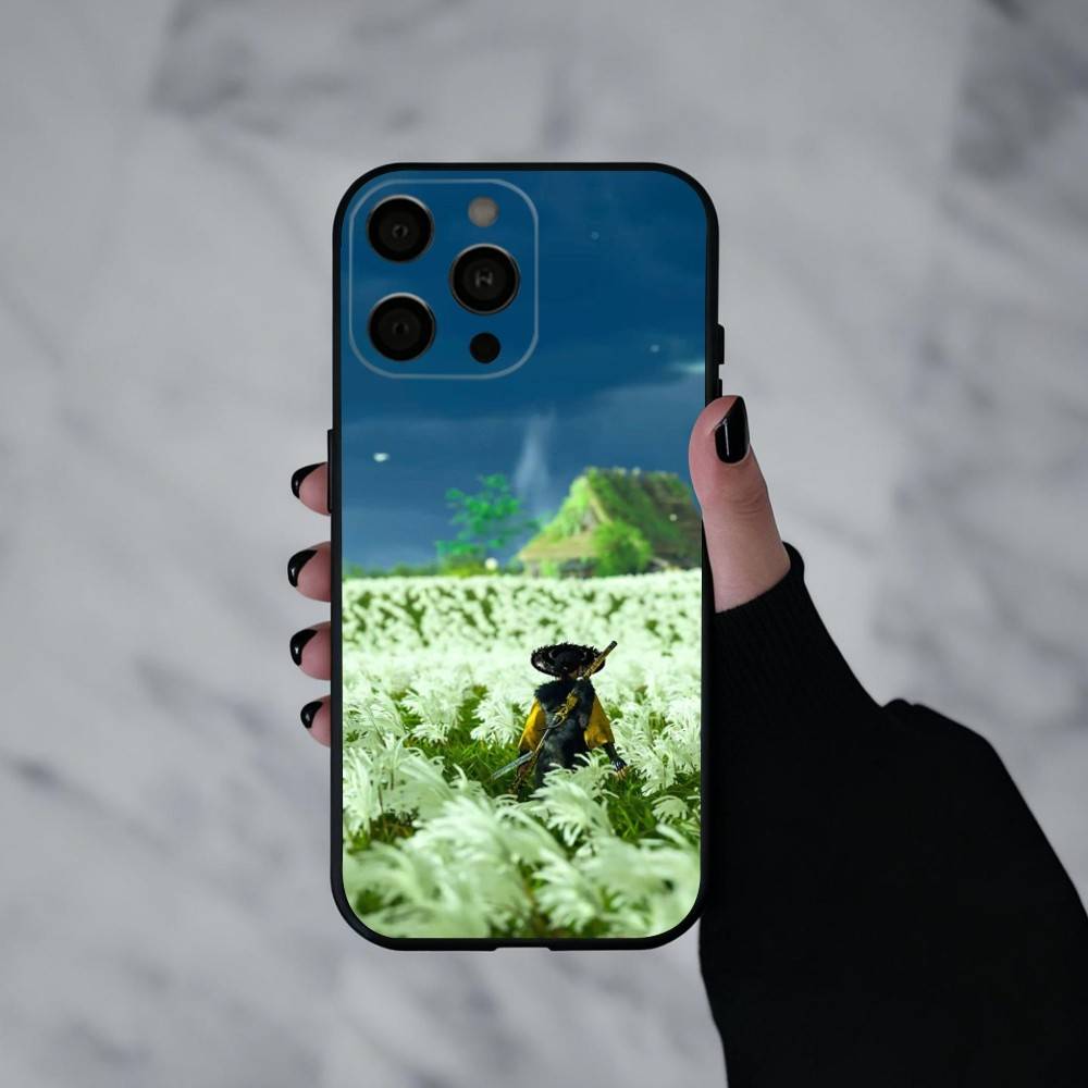 Game G-Ghost Of Y-Yotei Phone Case For iPhone 17pro, 16,15,14,13,12,11 X XR Plus,Others Soft Black Cover