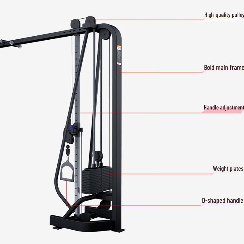 GK Commercial D-Type Pull Handle for Fitness Equipment