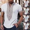 Men's Shirt Floral Graphic Prints Stand Collar Outdoor Street Short Sleeve Print Clothing Apparel Fashion Streetwear Casual
