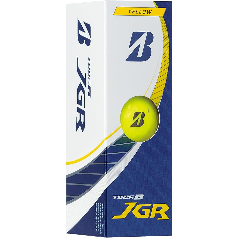 Мячи для гольфа Bridgestone TOUR B JGR Модель 2023 года Упаковка 12 штук Желтые