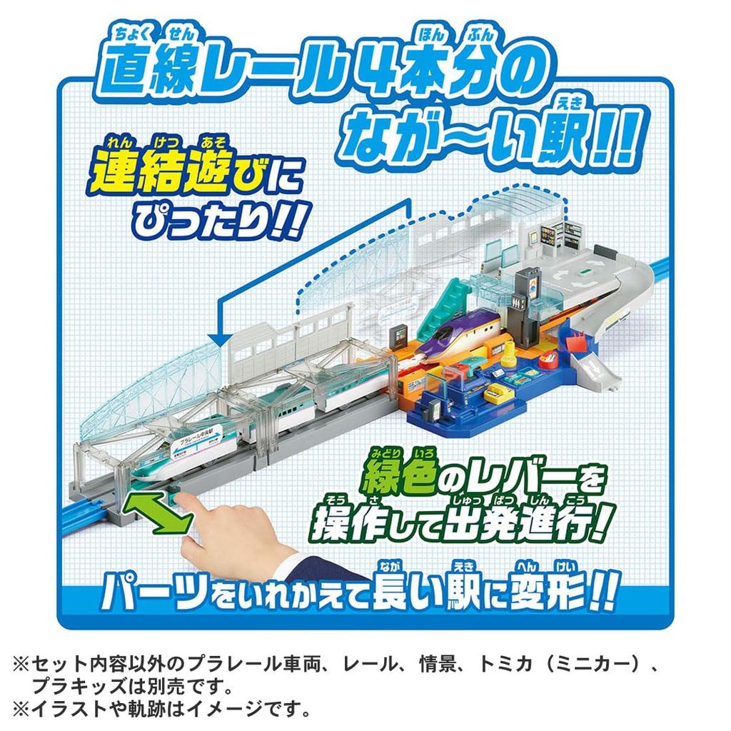 Takara Tomy Plarail Lever Action Big Station Train Toy for Ages 3 and Up & Sound!