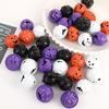 Halloween Pumpkin Metal Bells Spooky Jack-o-Lantern Bell Charms Mini Pumpkin Pendant Ornament for Pet Collar Keychain Clothing