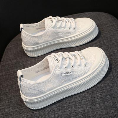 Тонкие сетчатые дышащие маленькие белые туфли, детские летние новые универсальные туфли для рыбалки на толстой подошве, повседневные спортивные туфли для сноуборда