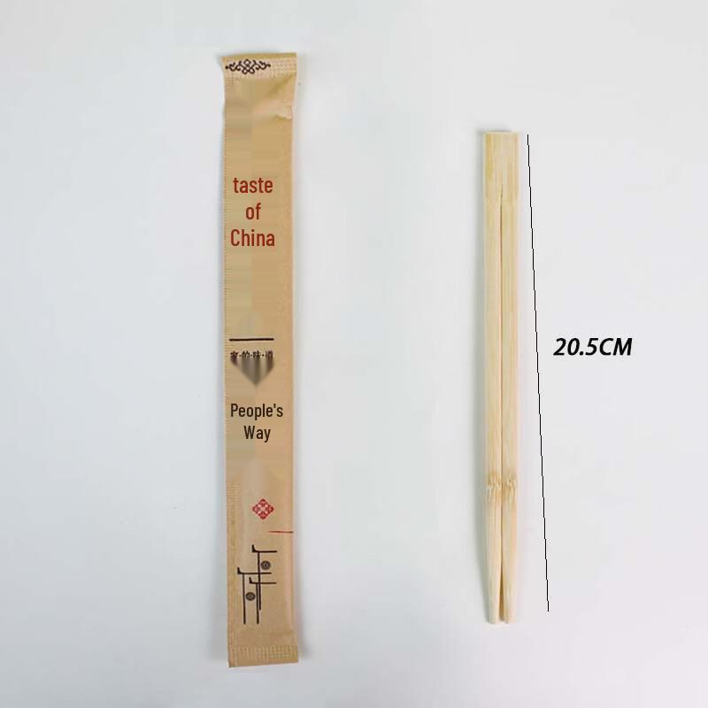 Одноразовые бамбуковые палочки для еды Hengming Taihe в индивидуальной упаковке