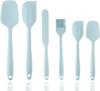 6 Pieces Silicone Spatula Set Food Grade Non Stick Heat Resistant Spatulas Turner for Cooking Baking Mixing Baking Tools
