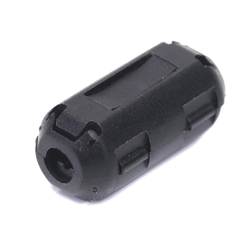 5Pcs 3.5Mm Noise Suppressor Emi Rfi Clip Choke Ferrite Core Cable Filter Black