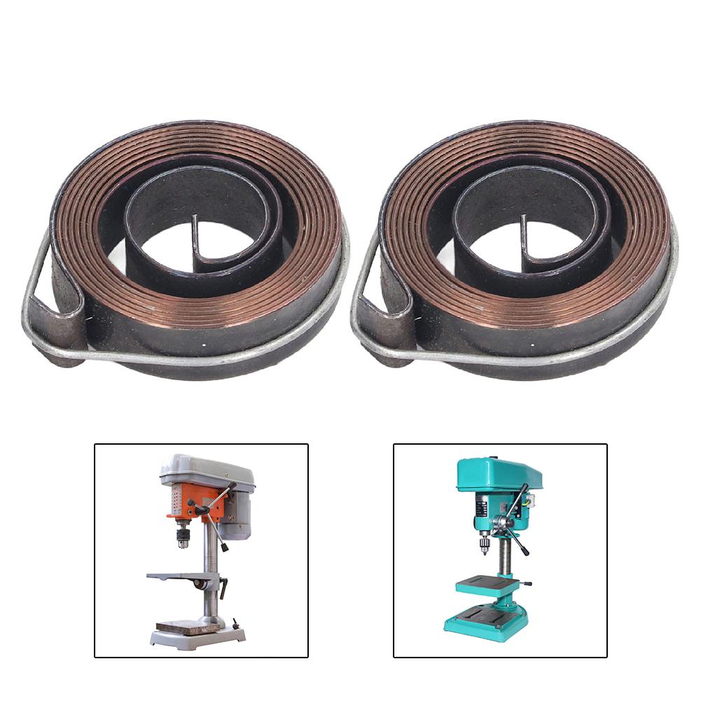 1pc Drill Press Spring Feed Return Coil Spring Assembly 1.7x6x11mm Flat Spiral Coil Constant Force Springs