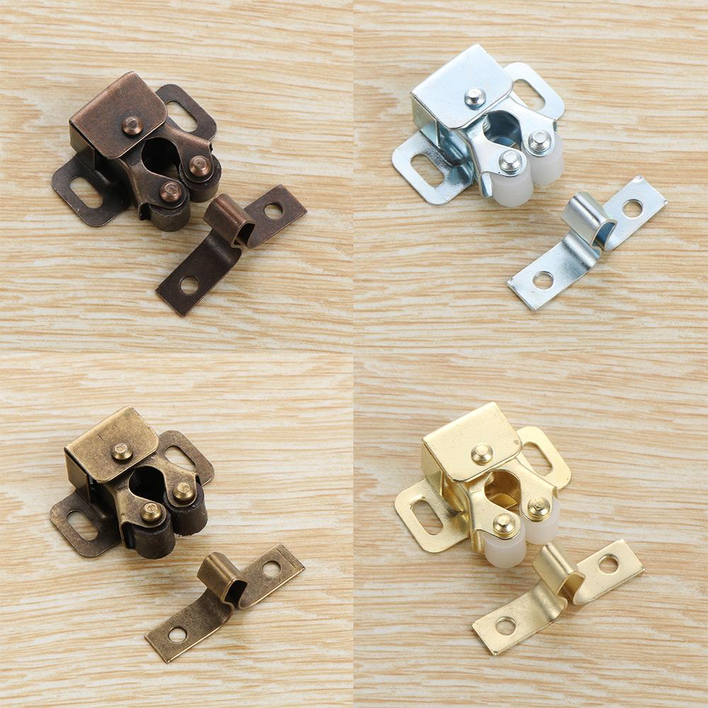 2SET Fittings Screws Hardware Damper Buffer Cabinet Catches Magnet Closer Door Stopper