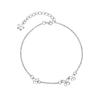 VENTFILLE 925 Sterling Silver Diamond-Studded Butterfly Bracelet Women's Fashion Temperament Flower Adjustable Bracelet