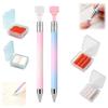 Арт-ручка, Инструмент для выкладки страз, Вращающаяся ручка с клеем для страз, Декоративный инструмент для нейл-арта