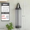 Держатель для домашней сумки для продуктов, настенное крепление, держатель для пластикового пакета, диспенсер, подвесной мешок для хранения мусора, кухонный органайзер для мусора