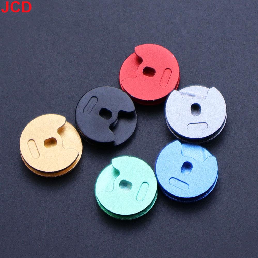 JCD 1pcs For 3DS 3DSXL 3DSLL Game Controller Metal Analog Stick Cap 3D Joystick Cap For New 2DS 3DS LL XL Thumbstick Button