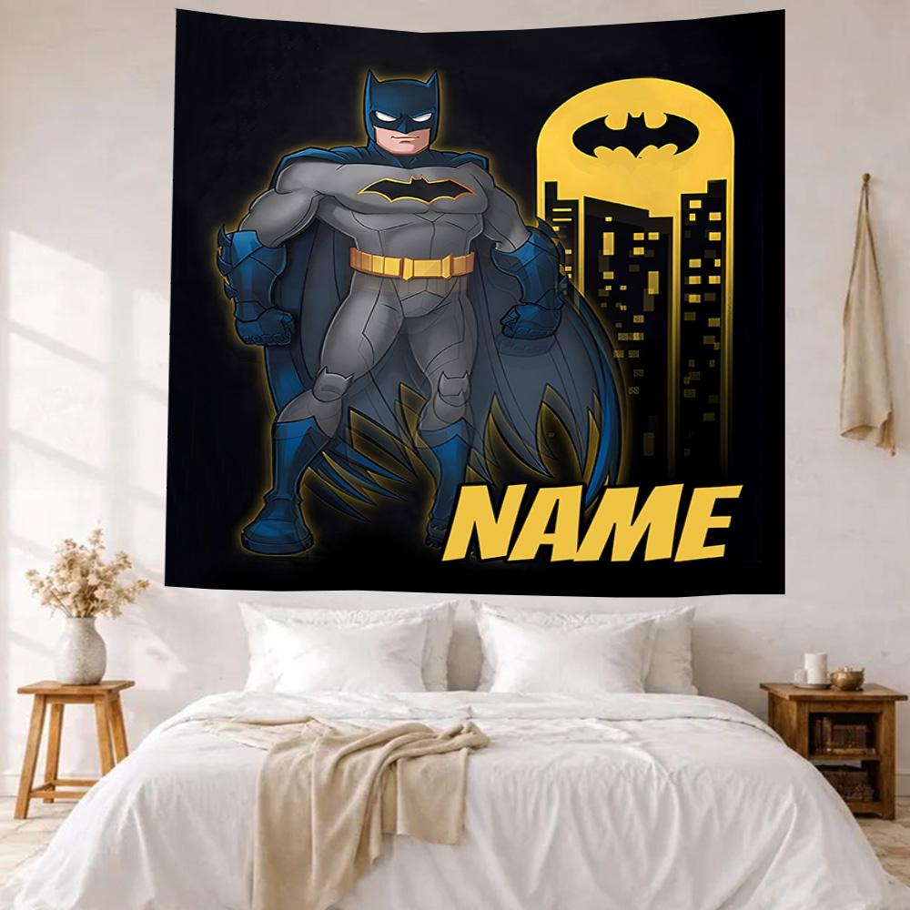 Warner Custom Your Name Wall Decor Tapestry Art For Pet Memorial Birthdaywedding Party Backdrop Family Gift