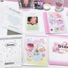 10Pcs Cute Korean Kpop Photocard Holder 3-inch Photocard Back Card Foldable Card Holder Decor Paper Board DIY Packing Material