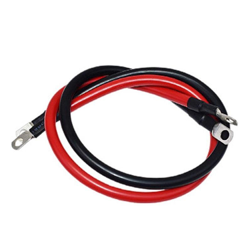 Шт. 5AWG красный + черный чистый медный инверторный кабель для аккумулятора, инверторные кабели для аккумулятора с наконечниками на обоих концах для автомобильных лодок