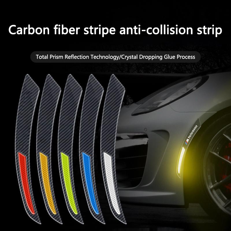 Car Wheel Eyebrow Anti-collision Strip Decorat Stickers For BMW 1 3 5 7 Series X1 X3 X4 X5 F10 F15 F16 F20 F30 F18 F25 M3 M4 E34 YNEPB1